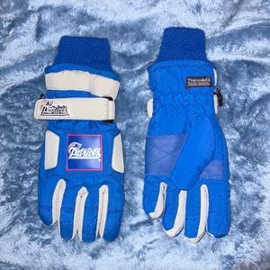 Vintage New England Patriots Winter Gloves